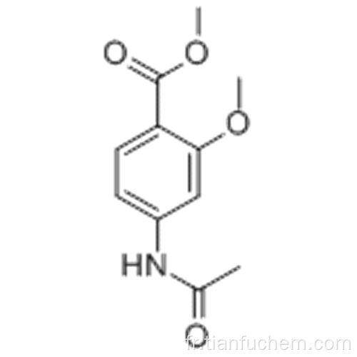 Acide benzoïque, 4- (acétylamino) -2-méthoxy-, ester méthylique CAS 4093-29-2